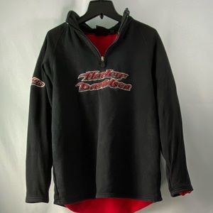 Men’s 1/4 zip Harley Davidson pullover